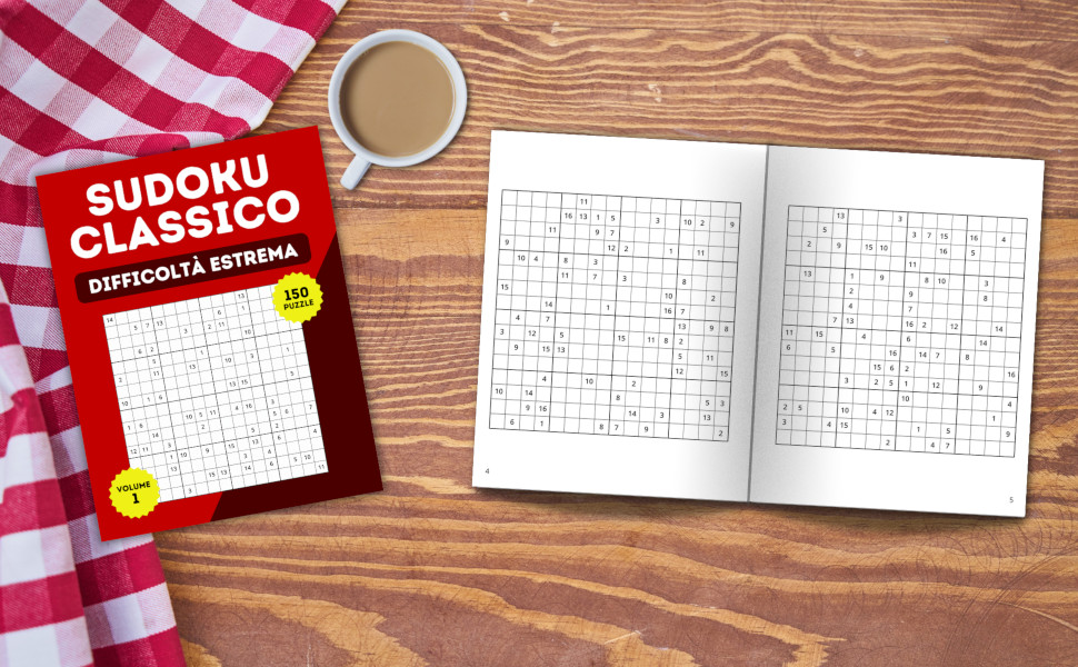 Metti alla Prova la Tua Mente con il Nostro Libro di Sudoku Estremo 16×16