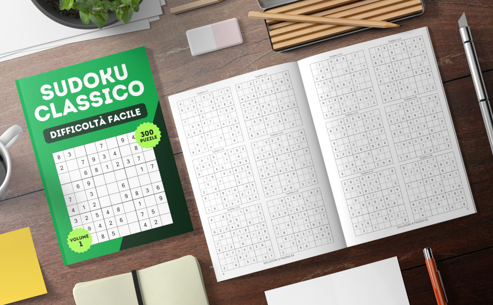 Scopri il Piacere dei Numeri: I Nostri Libri di Sudoku Classico