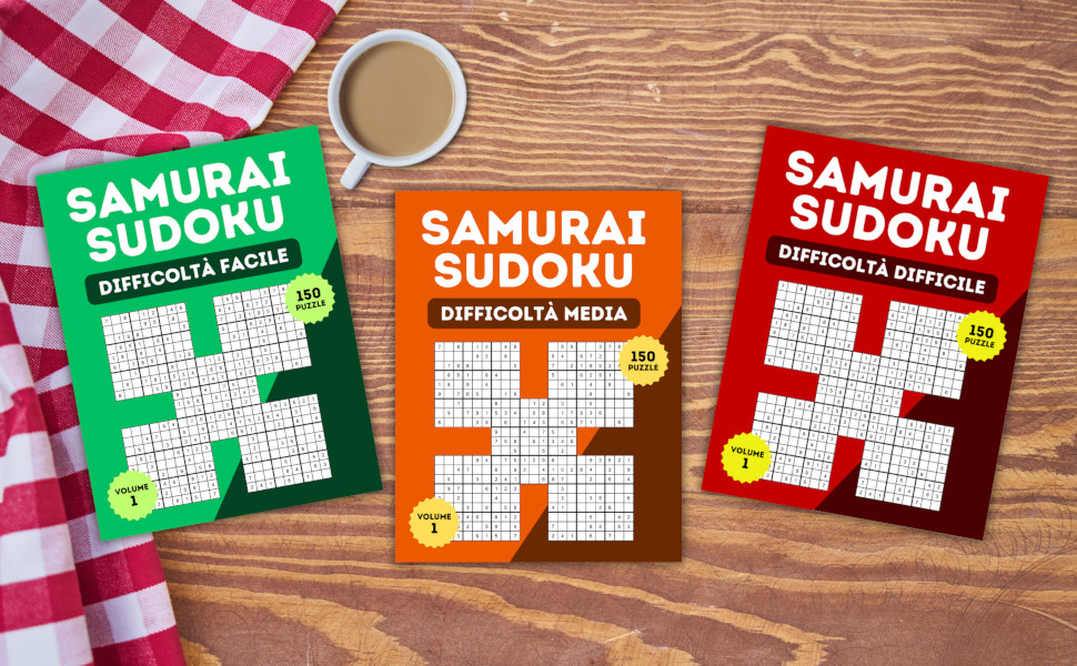 Scopri il Piacere del Sudoku con i Nostri Libri di Sudoku Samurai